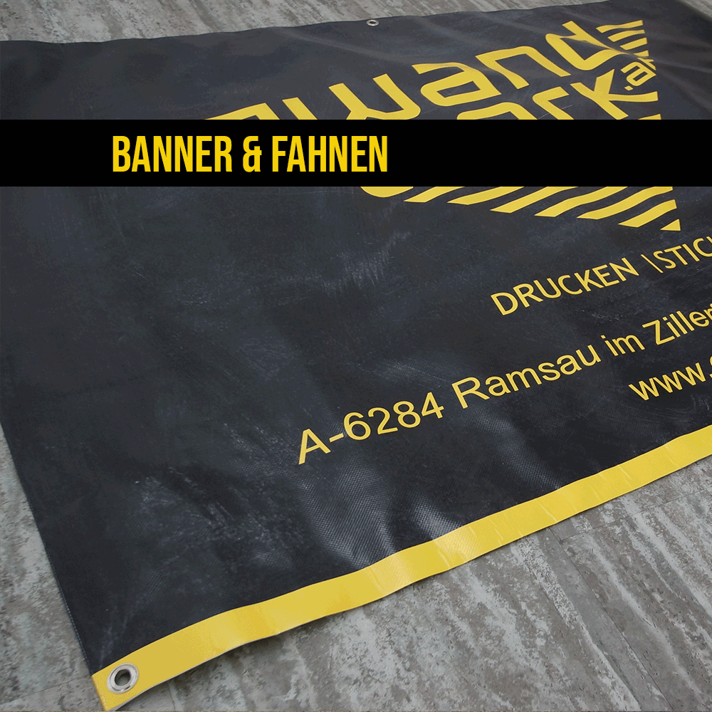 Banner und Fahnen