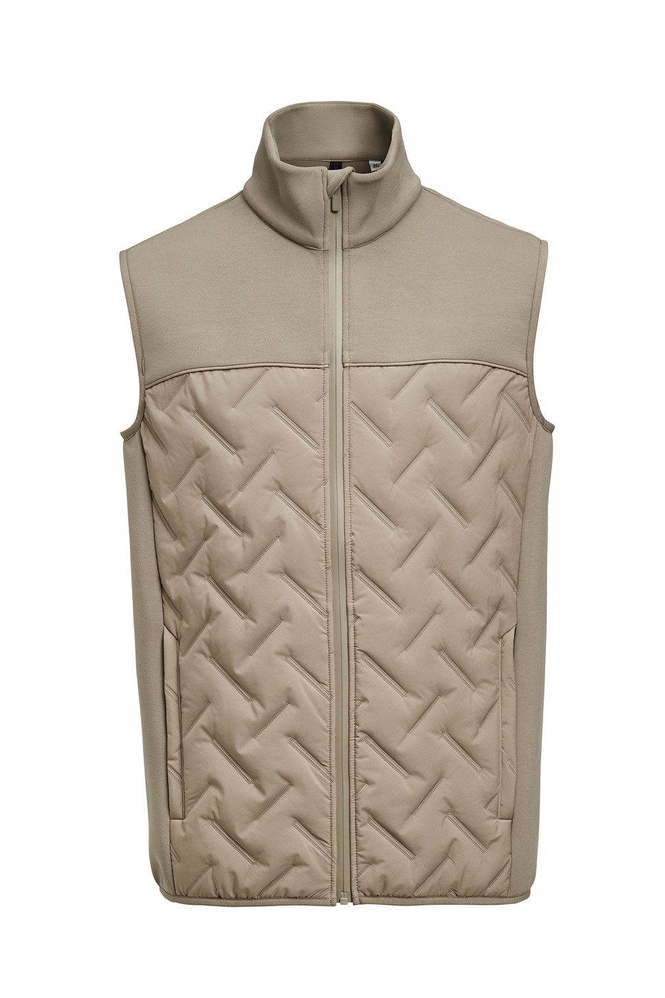 NW HERREN Montana Weste 2131048 beige1
